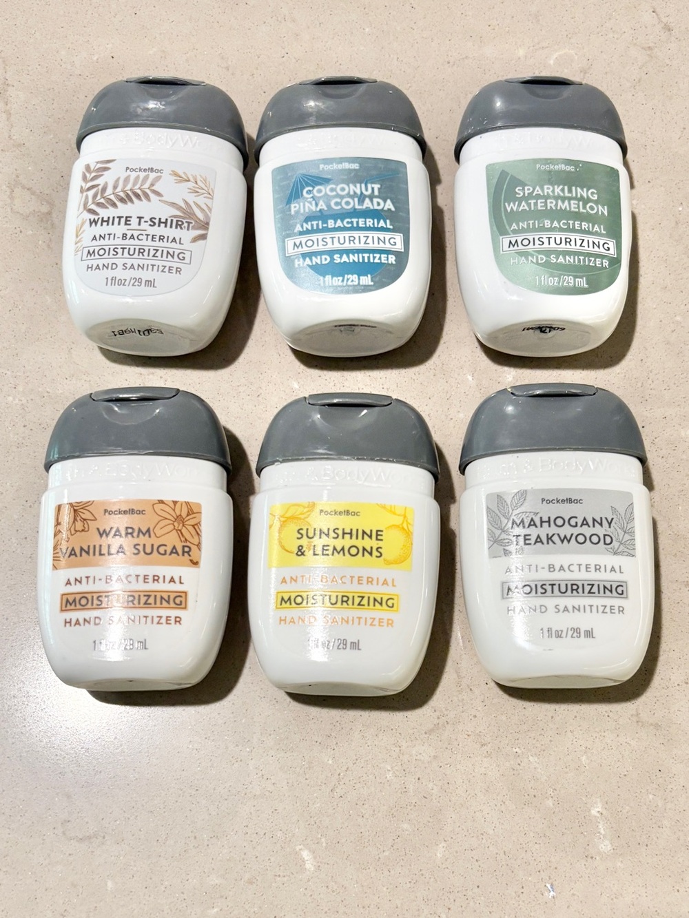 Bath and Body Works PocketBac Rare 6 Piece Bundle Lot New